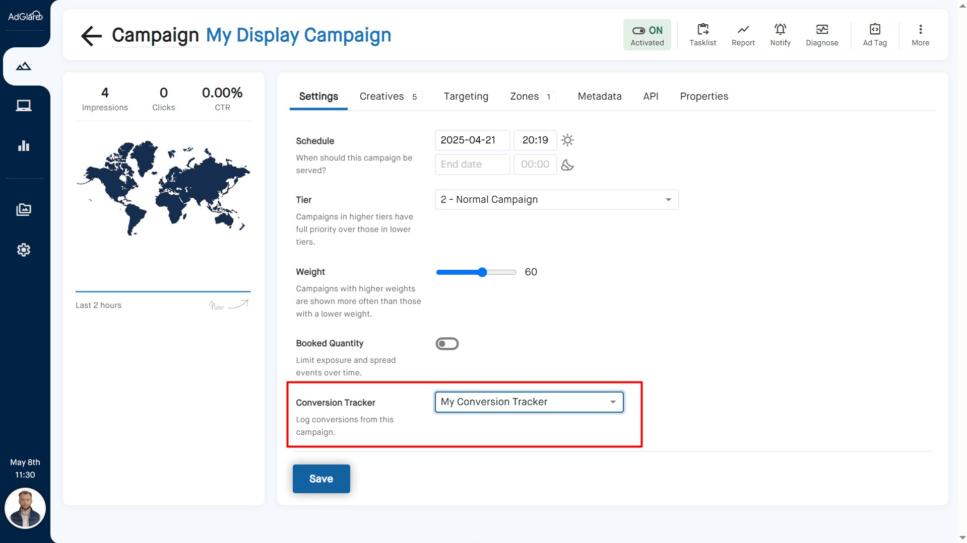Conversion Tracking Ss2 AdGlare AdServer